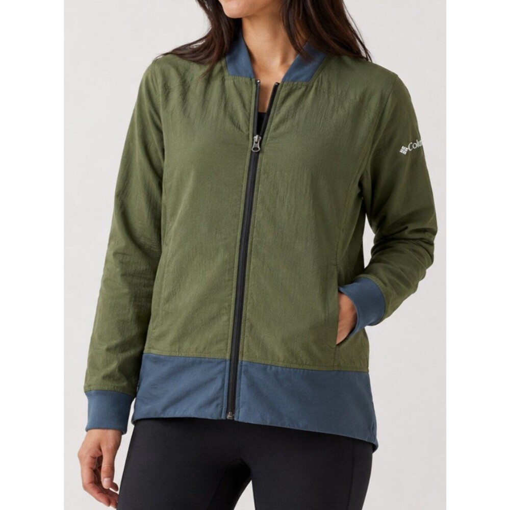 Columbia Zip Front Bomber Jacket